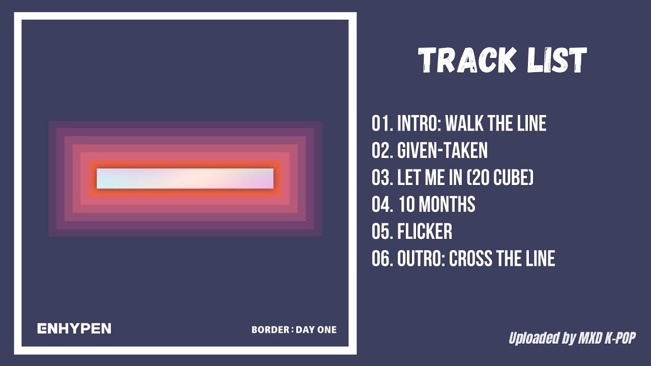 [Full &Aacute;lbum] ENHYPEN (엔하이픈)-BORDER: DAY ONE