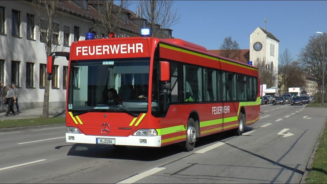 Wachausfahrt GRTW 5.75.1 Berufsfeuerwehr M&uuml;nchen