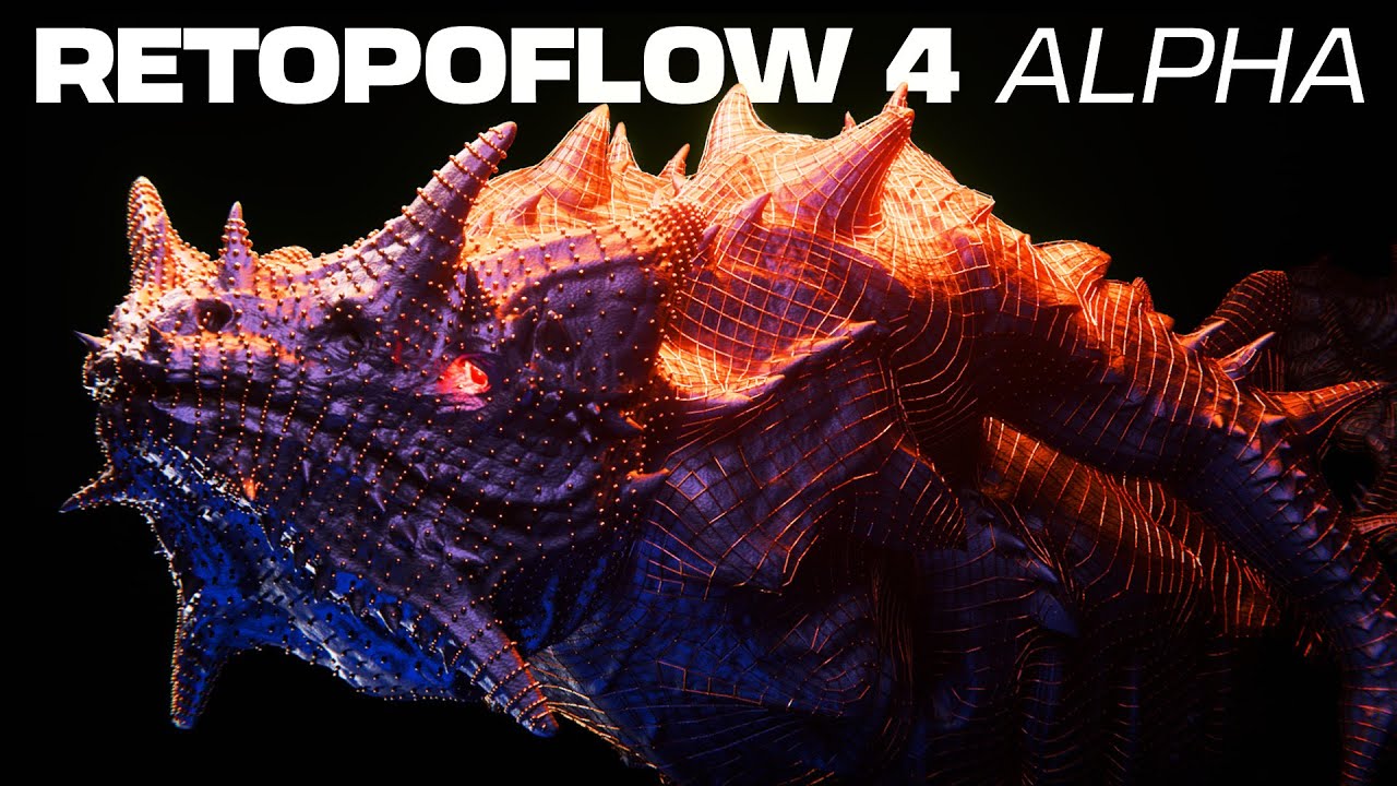 First Look at RetopoFlow 4 Alpha