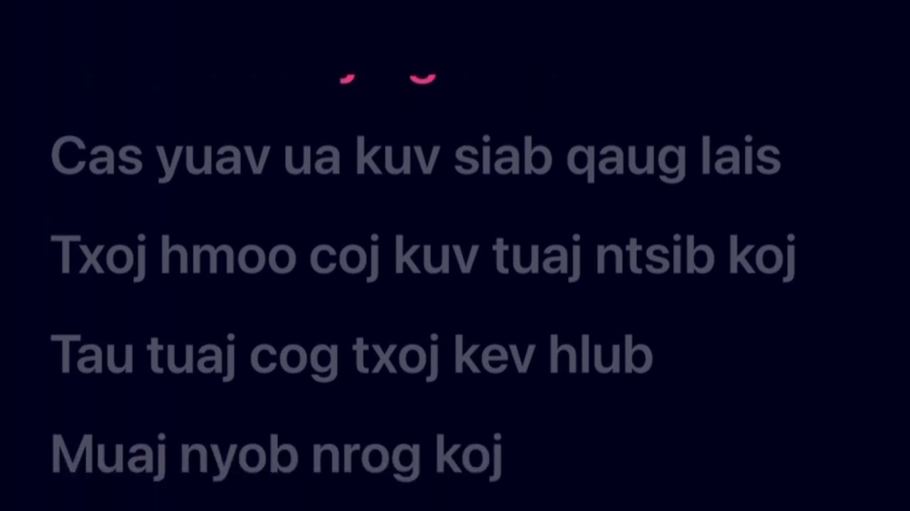 Girl Karaoke - Niam Nkauj Tab Zag - By Wave Vang 