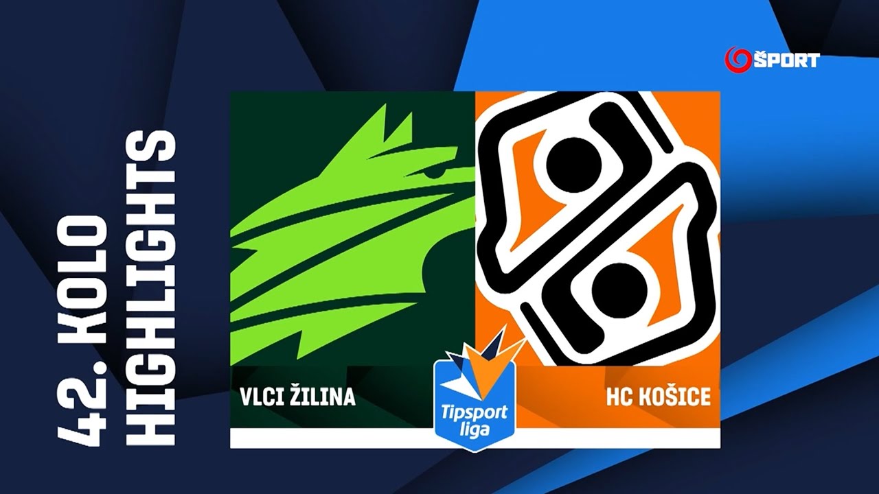 42. kolo: Vlci Žilina - HC Košice 2:4 (0:2, 2:1, 0:1)
