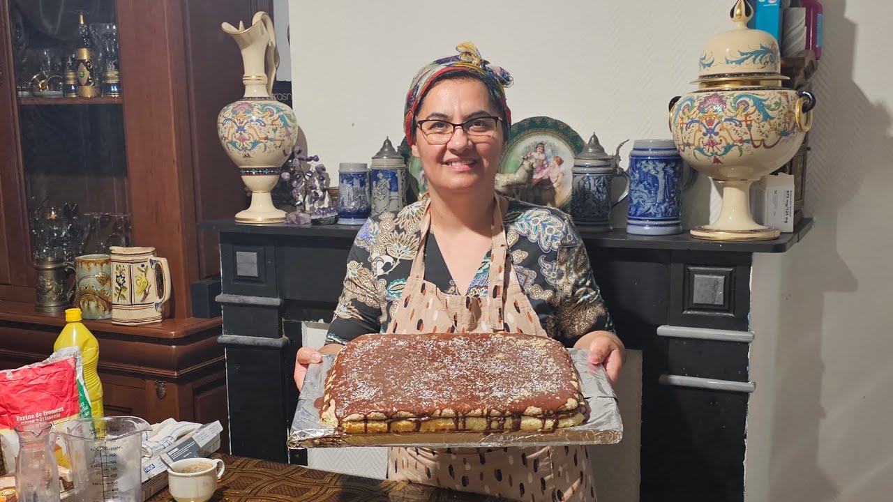 Am făcut Prăjitură regina Maria  ,o rețeta vechi.