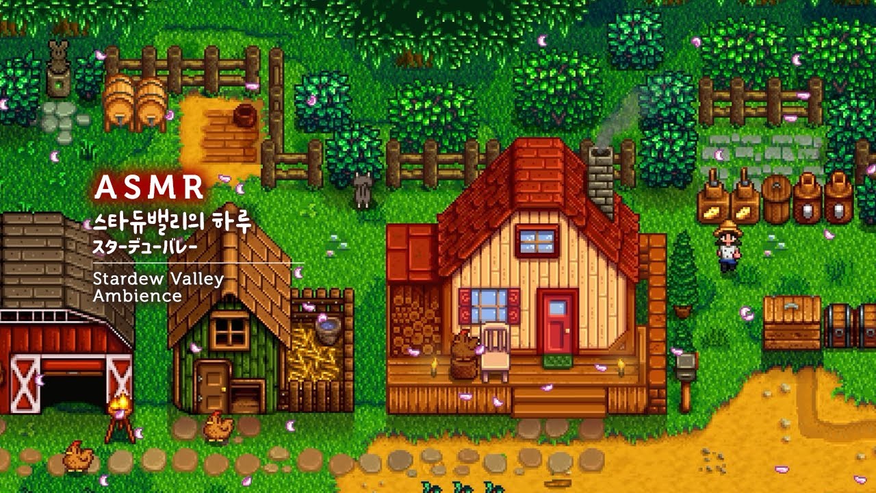 Stardew Valley Study Ambience 🌿🌱🍃🌾🌳 w/Timer 90min