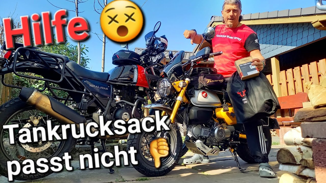 Welchen Tankrucksack? SW Motech Pro Drybag Pro City Tablet Drybag Molle #himalayan411 #hondamonkey