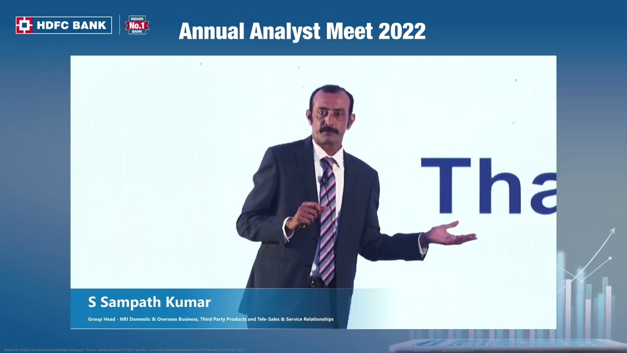 Third Party Products & Virtual Channels | Mr S Sampath Kumar | HDFC Bank