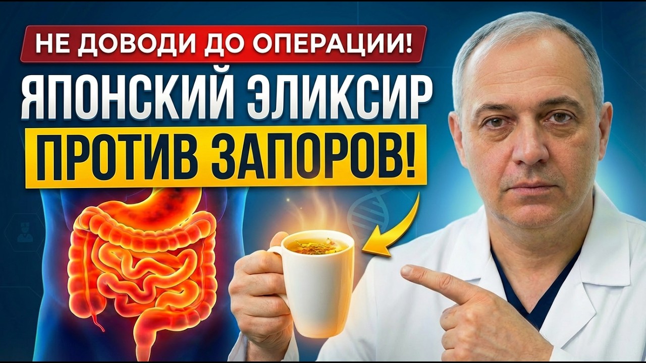 1 СТАКАН в ДЕНЬ, и КАЛОВЫЕ КАМНИ УЙДУТ! Японский секрет