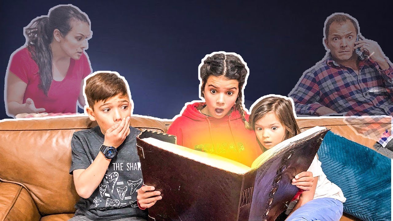 Our Parents DISAPPEARED! Magic Spell Book! Episode 5!