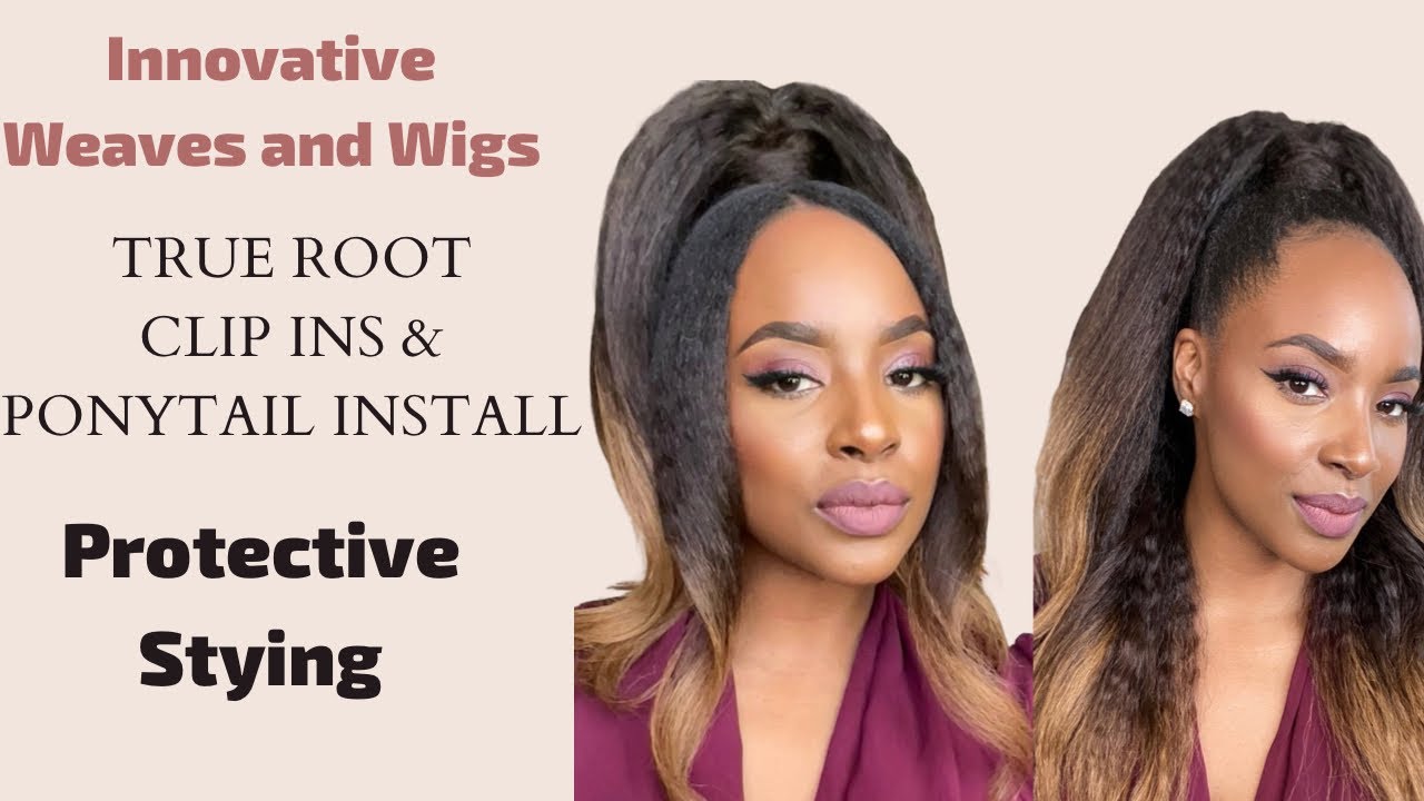 New Viral Natural hair clip- ins! No leave out,no weft,no tape |True Root Clip-ins