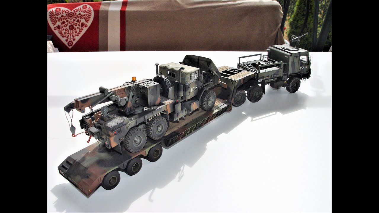 M1083 FMTV Armor Cab, trailer M870A1, MMF 35008 MinimanFactory, 1:35, M936A2 5 TON WRECKER 6X6.