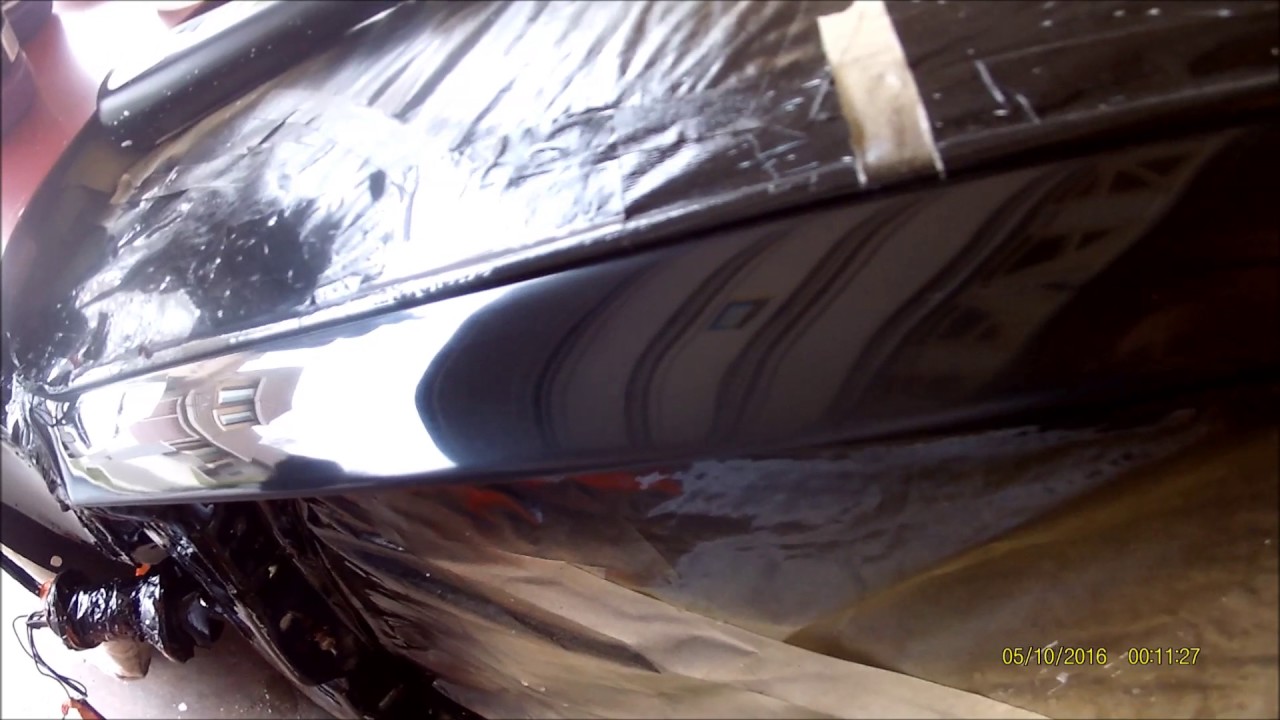 Color sanding with 3000 5000 sandpaper before buffing