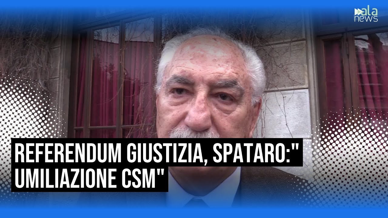 Referendum giustizia, Spataro: 