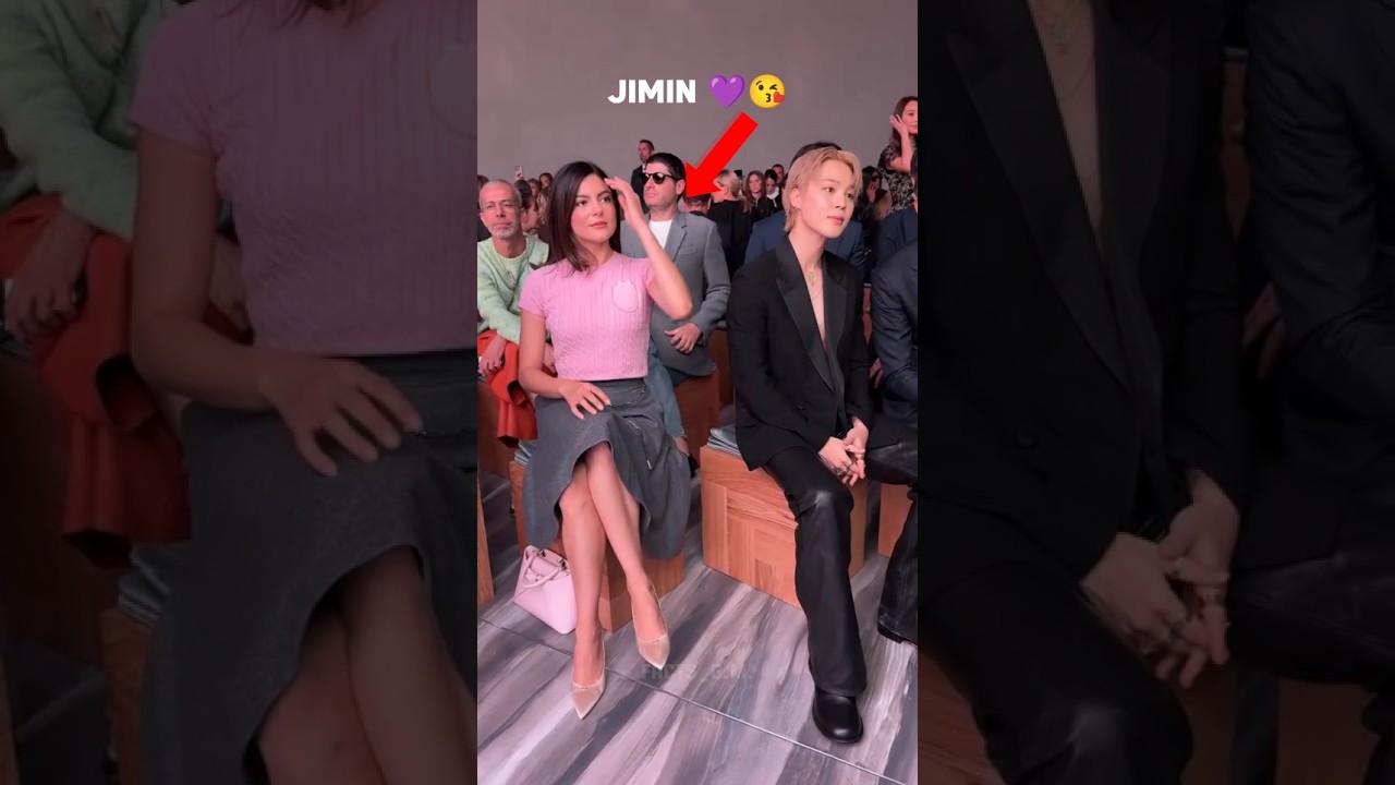 Jimin&rsquo;s Stunning Entry at Dior Fashion Show 🔥✨ #Jimin #Dior #BTS #Fashion #shorts