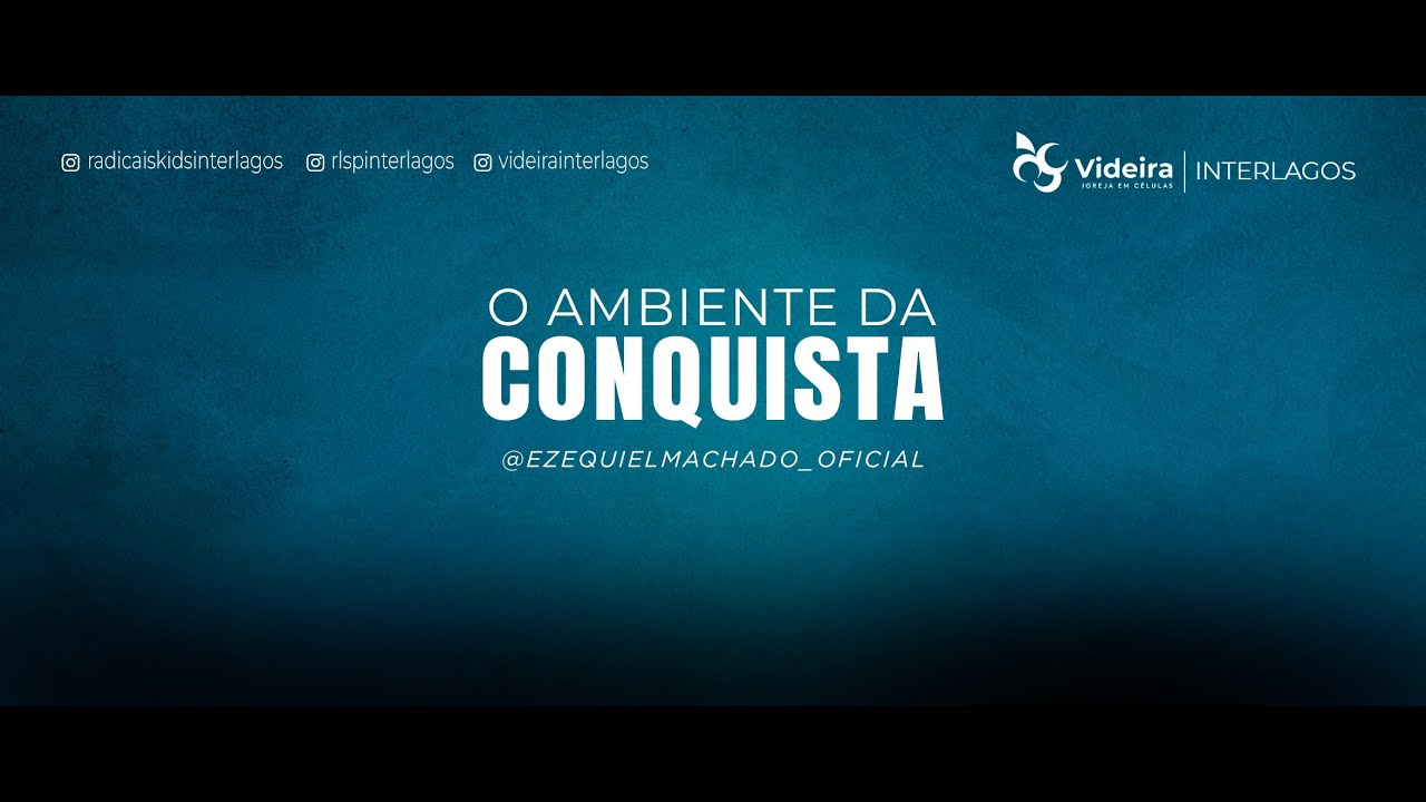 Culto de Celebração - Pr. Ezequiel Machado - O Abiente da Conquista - 08/03/2026