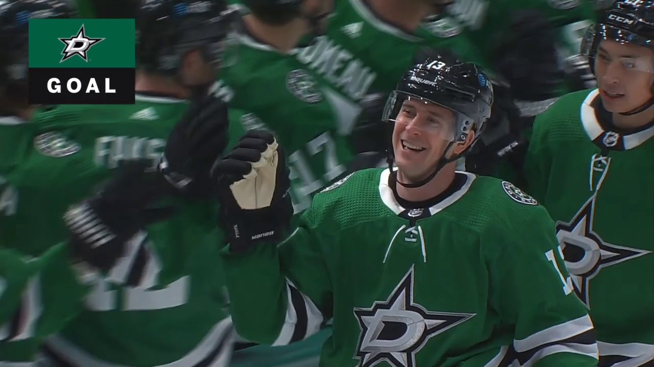 Mark Pysyk with his first as a Dallas Star!