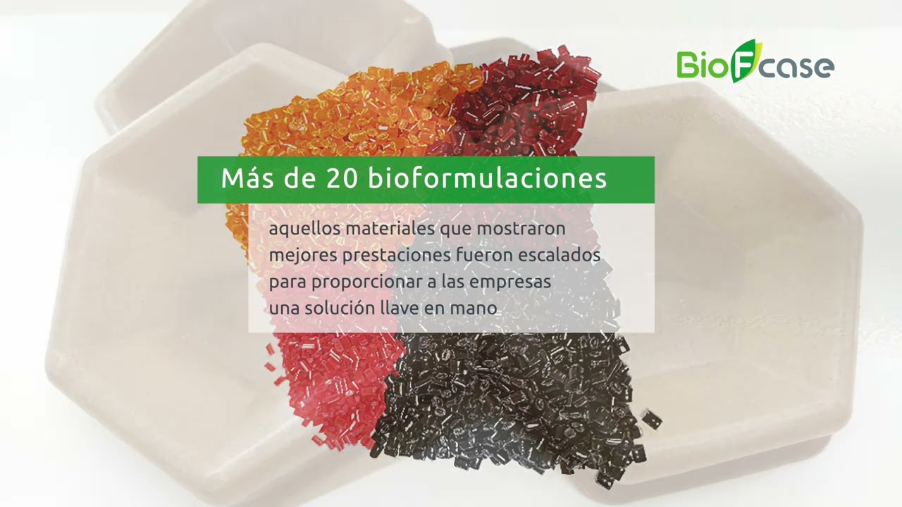 BioFcase II, materiales sostenibles en envases y embalajes.