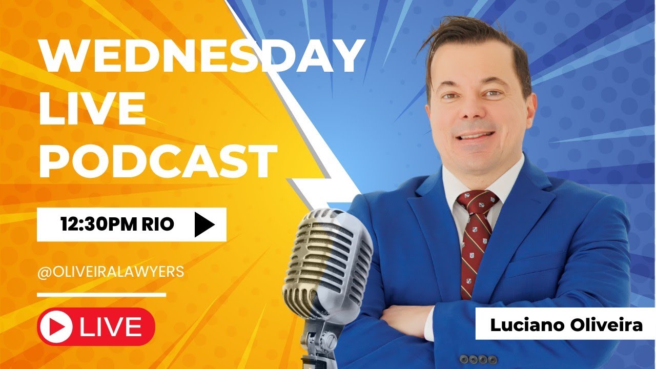 ✨ Wednesday Live Stream 📺 Foreign Citizens Interested in Brazil and Portugal📣