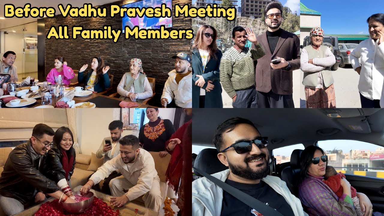 Vadhu Pravesh Se Phele Rubi Di Ke Saath Sabne Kiya Breakfast || Shivam aur Bhabi Ka Kiya Welcome 🥰