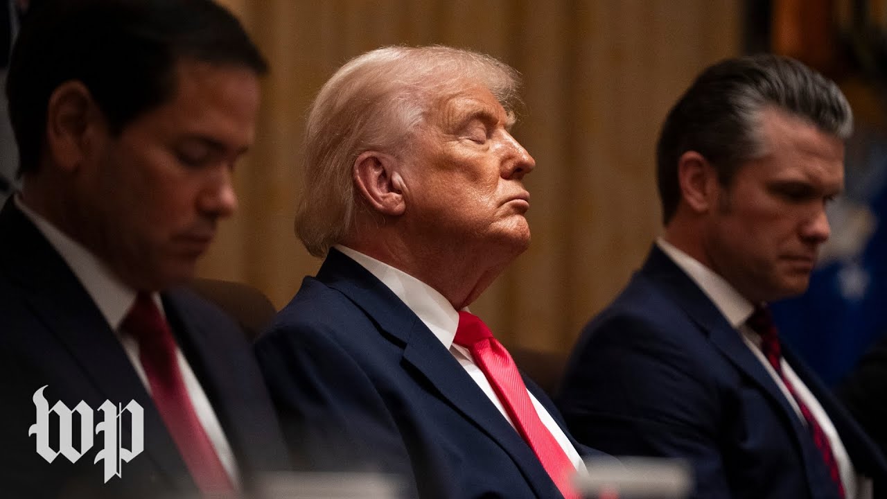 Watch Trump repeatedly struggle to keep his eyes open at his Cabinet meeting