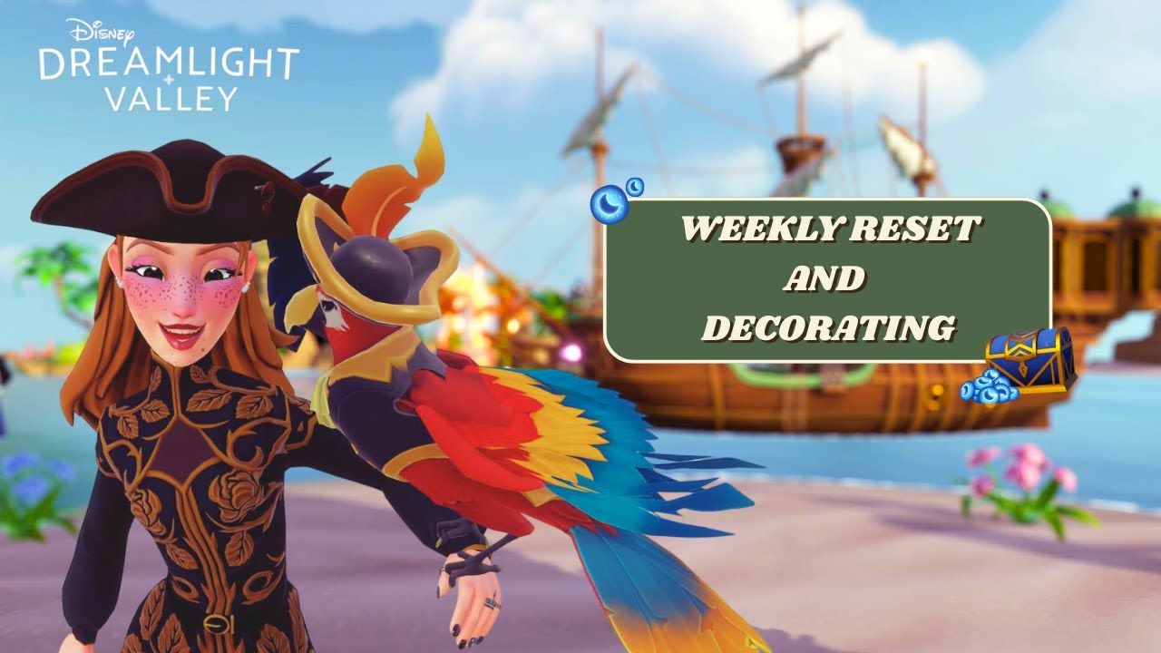 Weekly Reset and Decorating - Disney Dreamlight Valley