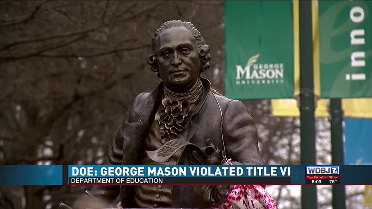 George Mason University Violated Civil Rights Act, According to DOE