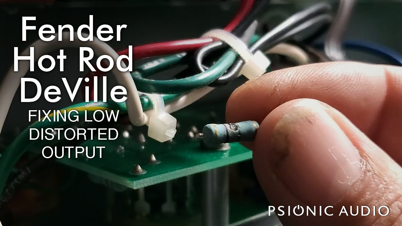 Fender Hot Rod DeVille | How to Fix Low Distorted Output