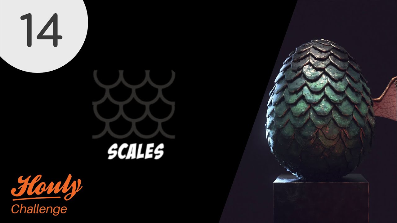 HOULY Challenge - Day 14: Scales (31 Days of VFX)