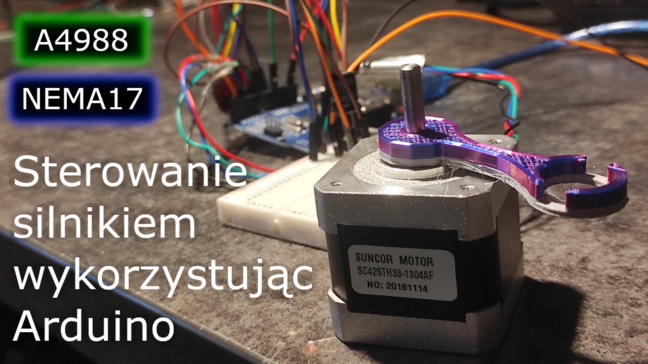pełny poradnik silników krokowych i sterownika a4988 dla Arduino