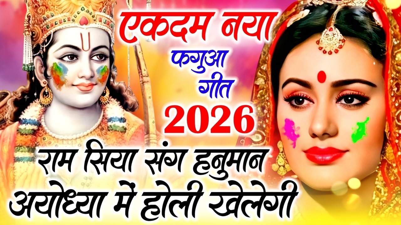 2026 के सुपरहिट होली भजन | राम सिया संग हनुमान अयोध्या में होली खेलेगी Non Stop Ram Ji Holi Song