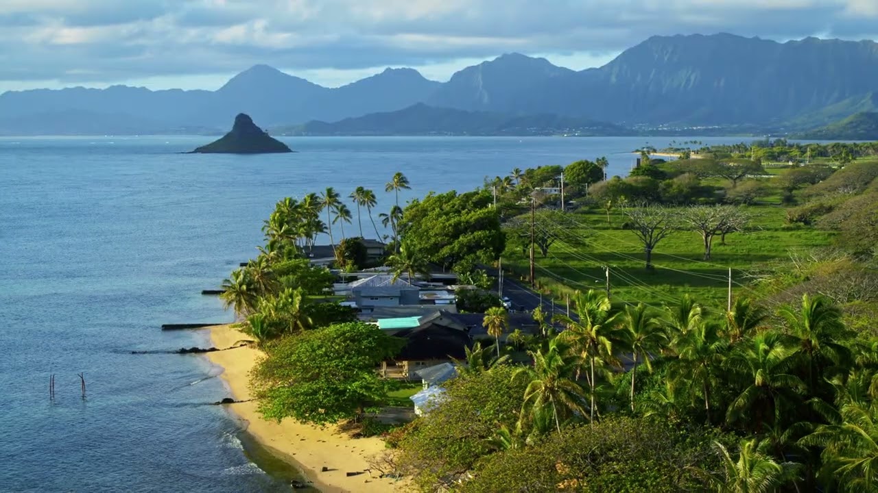 Hawaii Drone Clips | Peaceful Ambience 🏝️