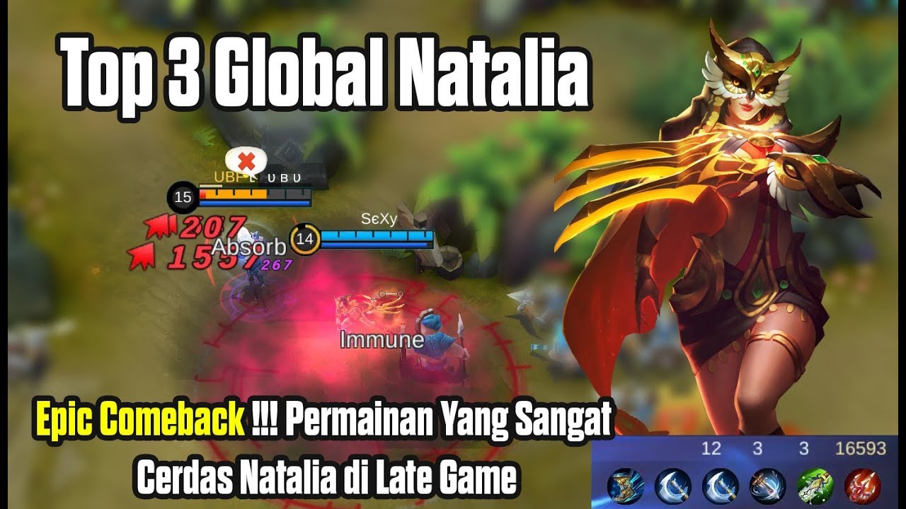 Epic Comeback !!! Permainan Sangat Cerdas Dari Top Global Natalia di Akhir Pertandingan