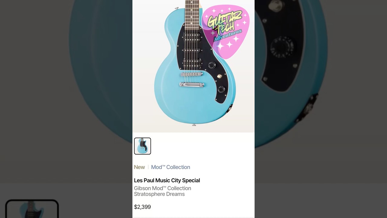 Baby Blue Les Paul Music City Special… What IS This Thing? 😮