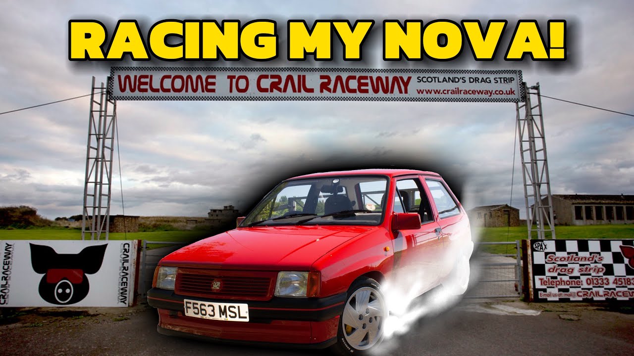 DRAG RACING MY VAUXHALL NOVA! | VLOG