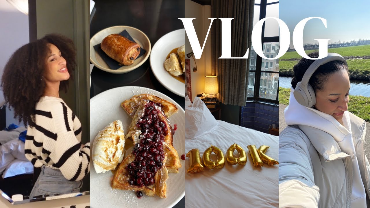 VLOG| Amsterdam, church, family time & hitting 100k, look at God!! 🥹🤍