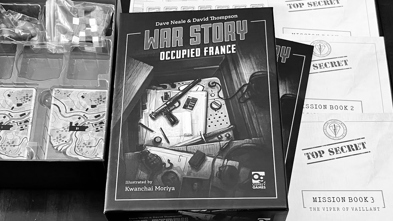 War Story: Occupied France (Osprey) - Unbox, First Look with NO SPOILERS … well, almost …