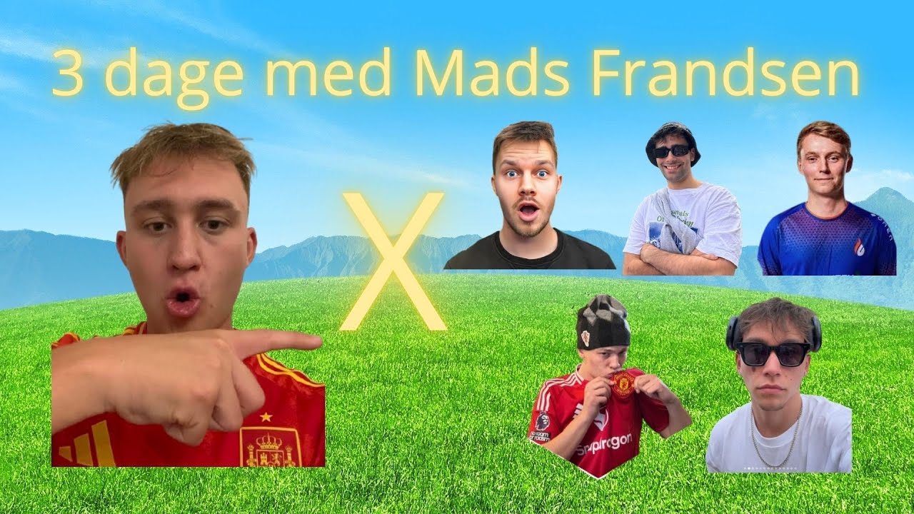 3 vilde dage som Mads Frandsen - (JKFIFA, Mat, B&aelig;kkelund, Kjartoffel og Dylan)