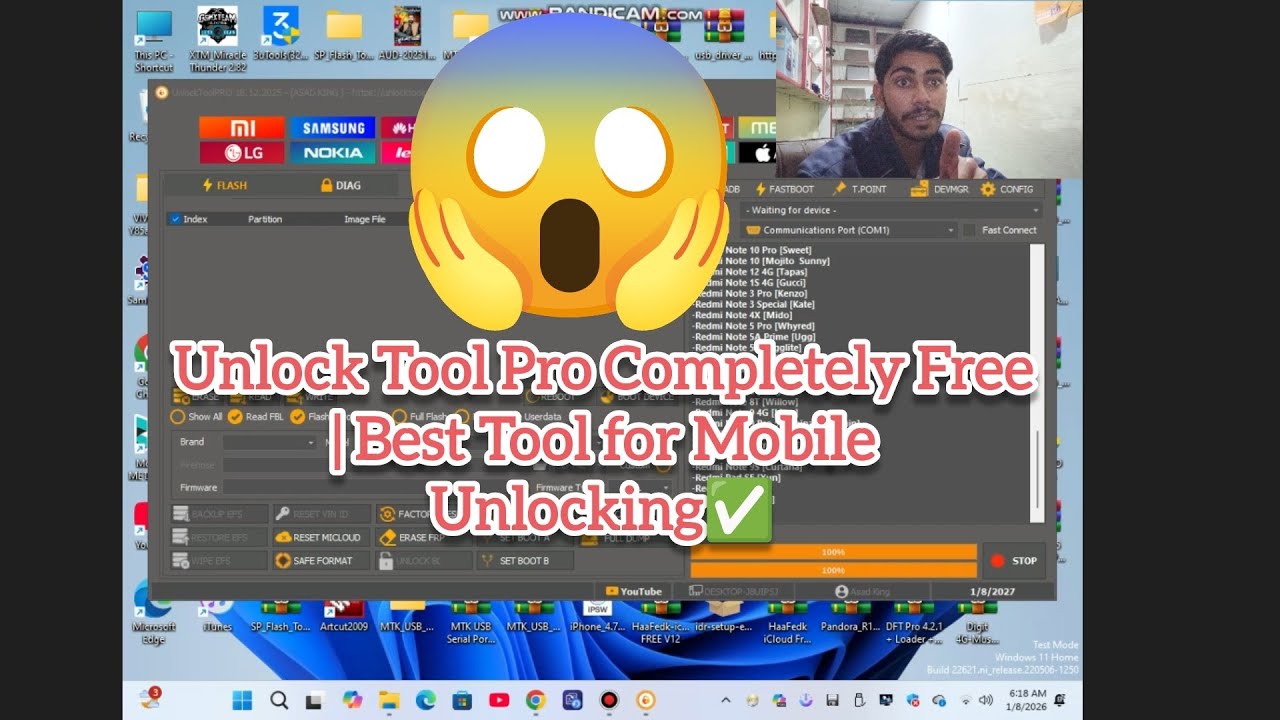 Unlock Tool Pro Completely Free | Best Tool for Mobile Unlocking 2026✅🔓💯