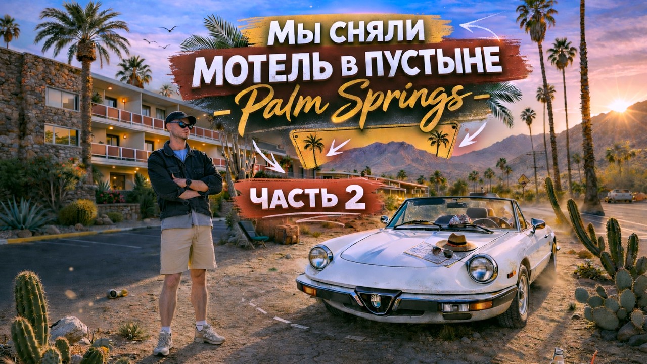 Мы сняли мотель в пустыне - Palm Springs | Часть 2