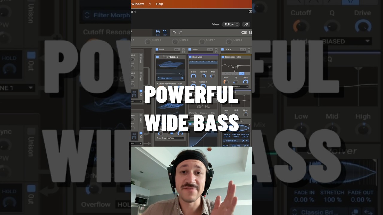 Powerful Wide Bass with Phase Plant! 