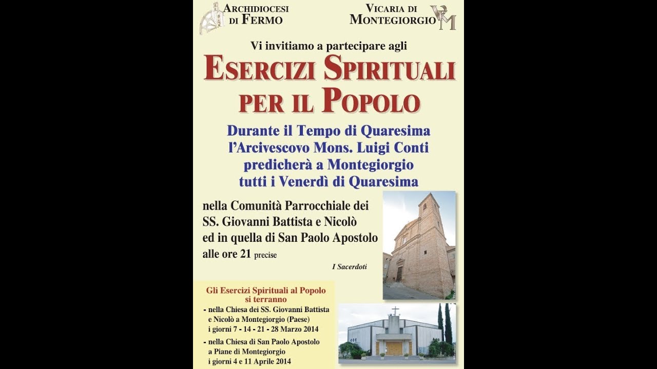 V Quaresimale - 4 Aprile 2014