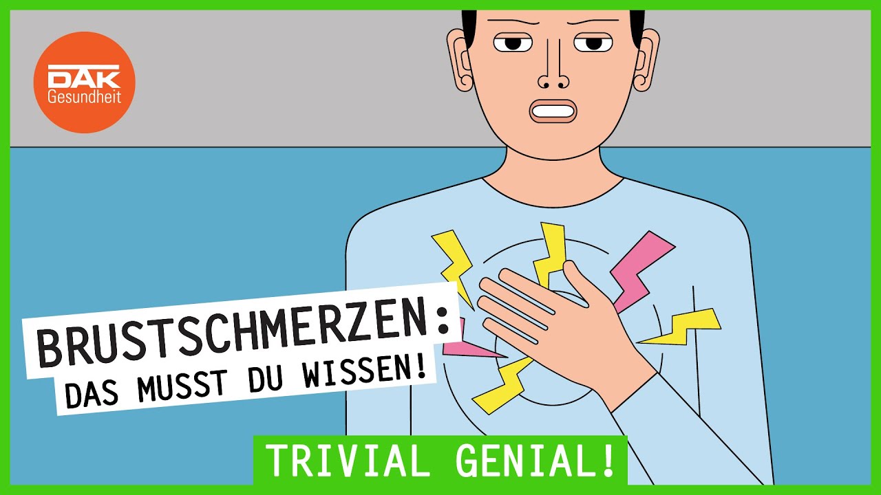 Wann sind Brustschmerzen gef&auml;hrlich? | #trivialgenial | DAK-Gesundheit