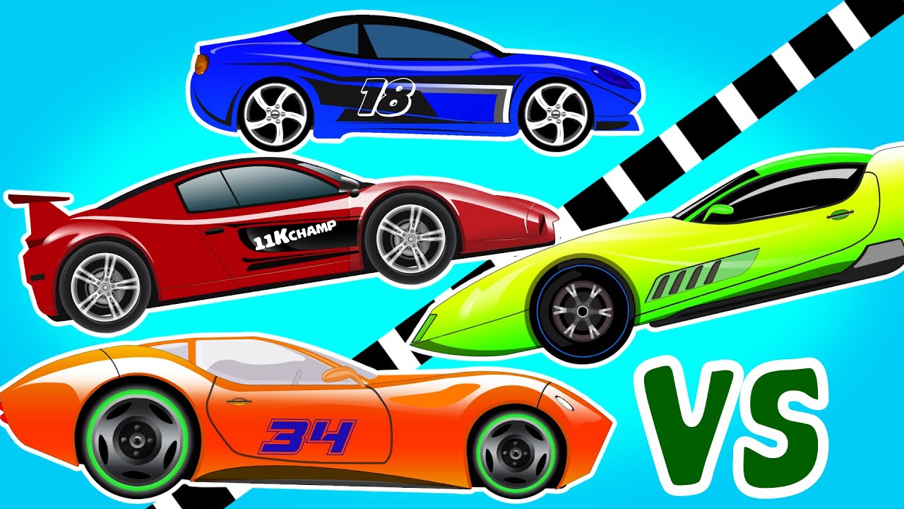 Sports Car | Racing Cars | Cars for Kids | Videos for Children