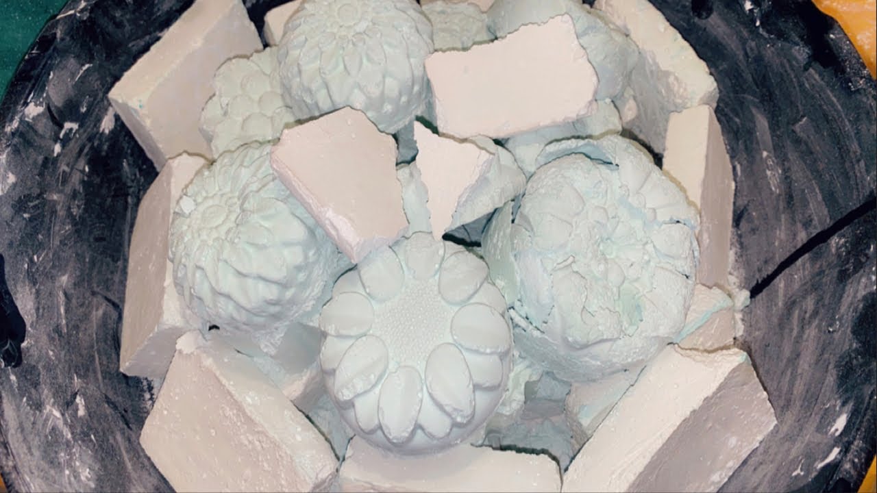 Extra powdery crumbles • Asmr • Extended powder play