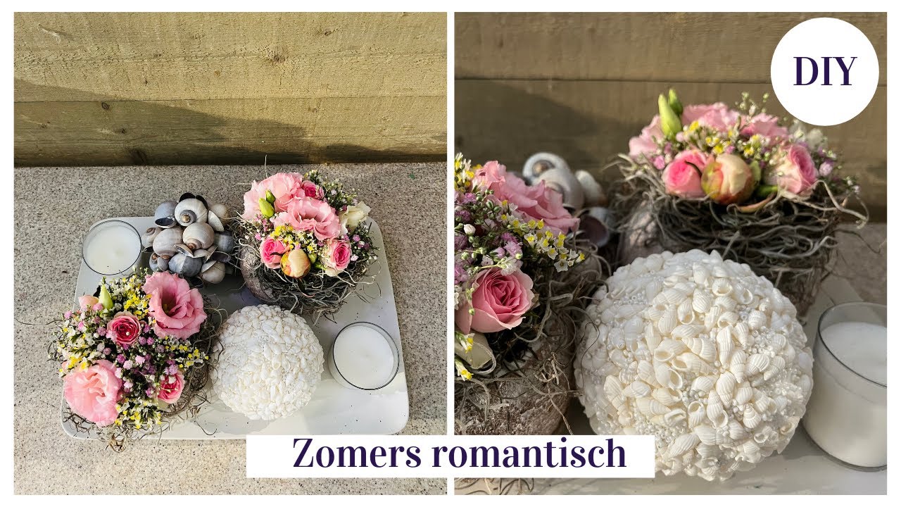 ROMANTISCH ZOMERS BLOEMSTUK 🌸💕 | DIY Cursus Bloemschikken #156 | Carlein Tukkers