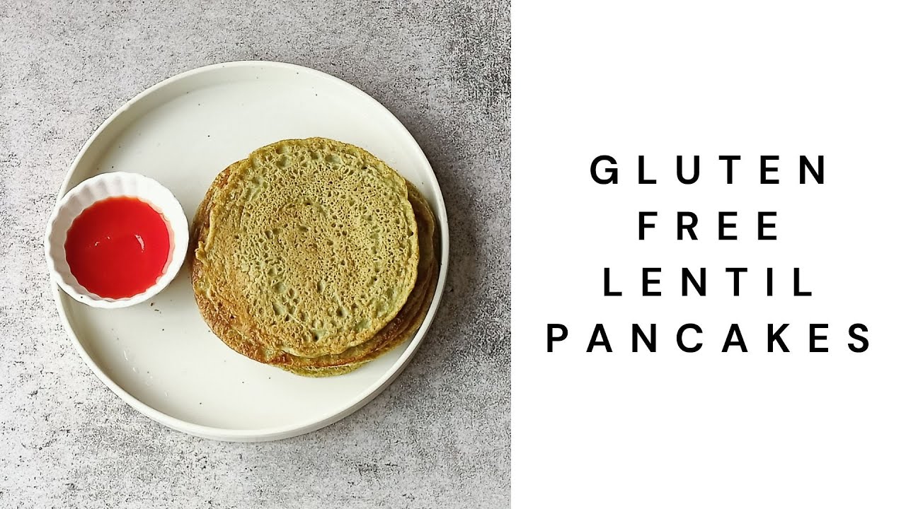 Protein Packed Savory Lentil Pancakes | Healthy Breakfast Recipe