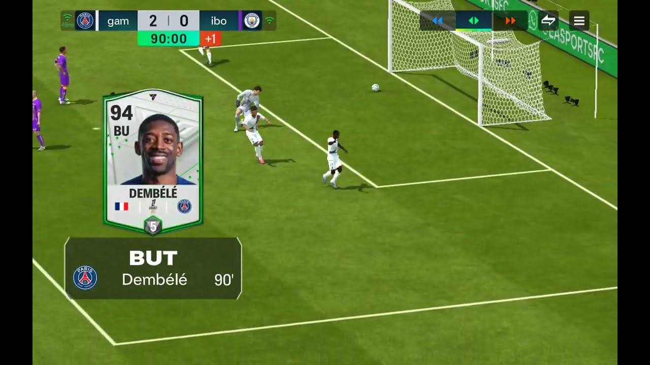 Un match dans FC MOBILE 26
