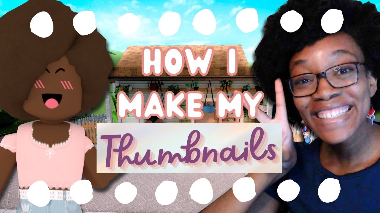 How I make my Roblox thumbnails (gfx): Krita, Canva, Photoshop Express, Blender, Roblox Studio