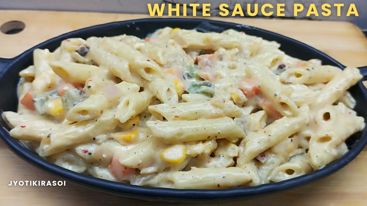 White Sauce Pasta Recipe / Rich and Creamy White Sauce Pasta / jyotikirasoi