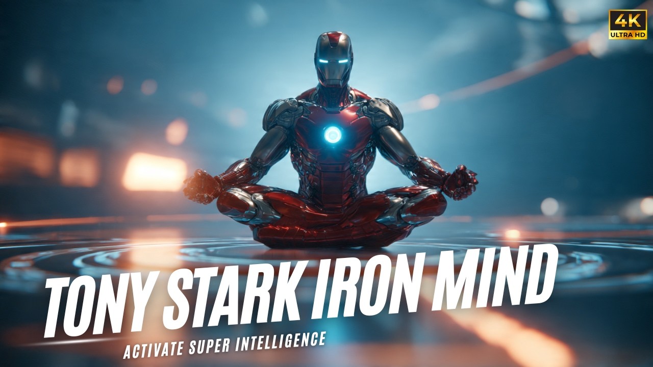 Tony Stark — Inteligência e Foco Interior | Iron Mind Meditation for Focus, Work & Study Energy