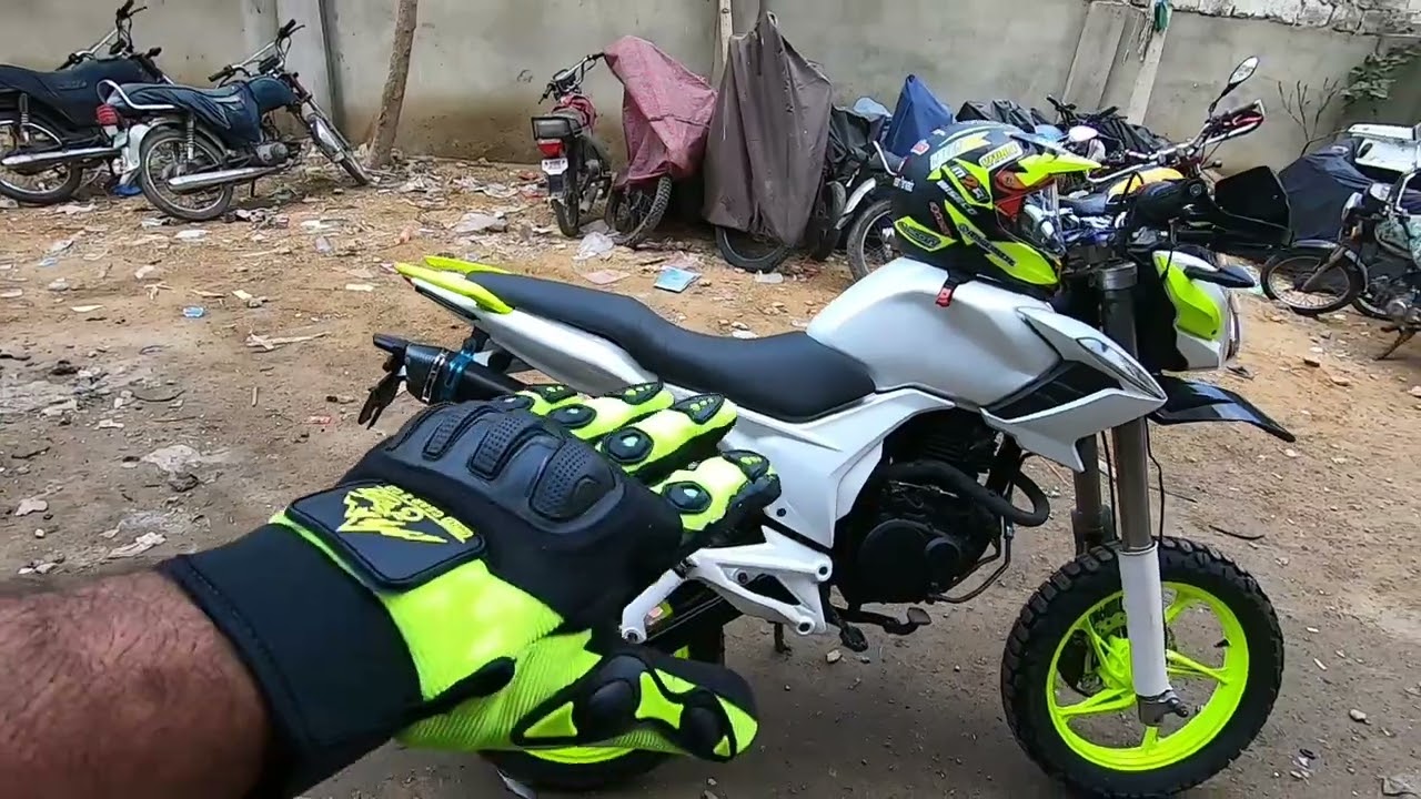 Project Quantum Archi 150  into Super Moto By Tamoor Pervaiz