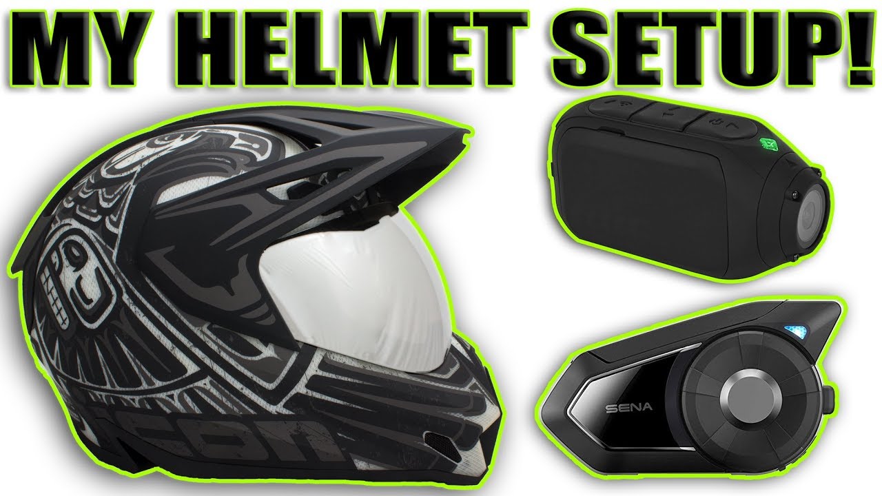 My New Helmet Set Up!